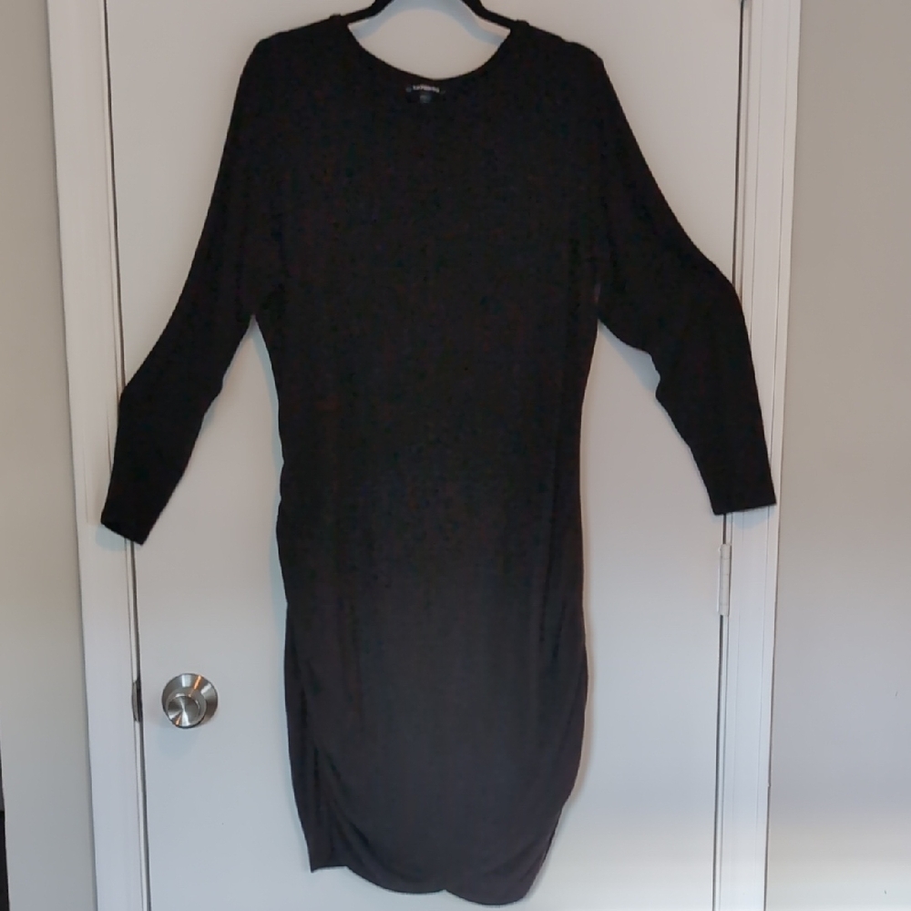 Express Classic Black Knit Dress